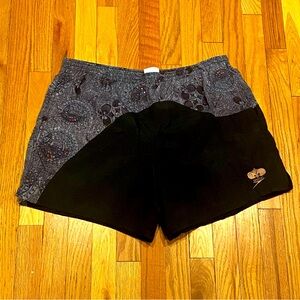 Speedo Men’s lined swim trunks shorts large stingray